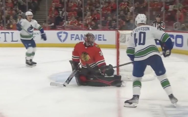 Read more about the article Canucks Beat Blackhawks 4-2 In McDonough Debut