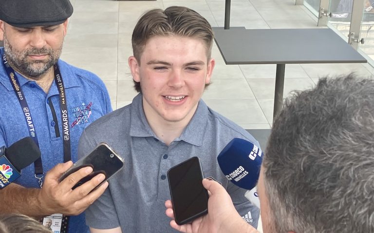 Read more about the article Canucks Draft: Prospect; ‘My Mom Was A Vancouver Fan’